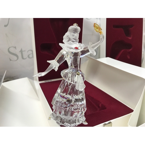 1106 - Three boxed Swarovski crystal glass masquerade figures. No obvious damage or restoration