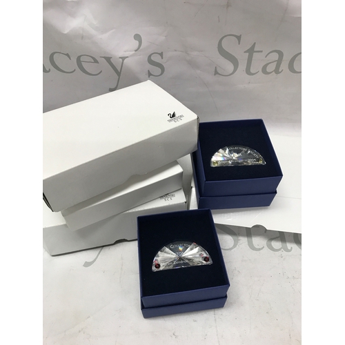 1108 - Three boxed Swarovski Magic of the Dance figures, Anna 04, Antonio 03, Isadora 03.