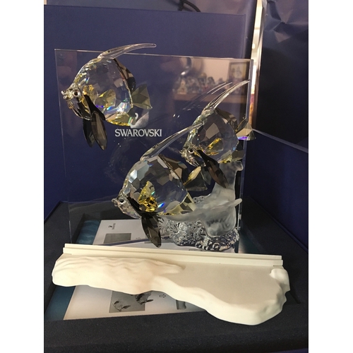 1112 - Swarovski Wonders Of The Sea boxed Trio- including Community, Harmony and Eternity. Together with th... 