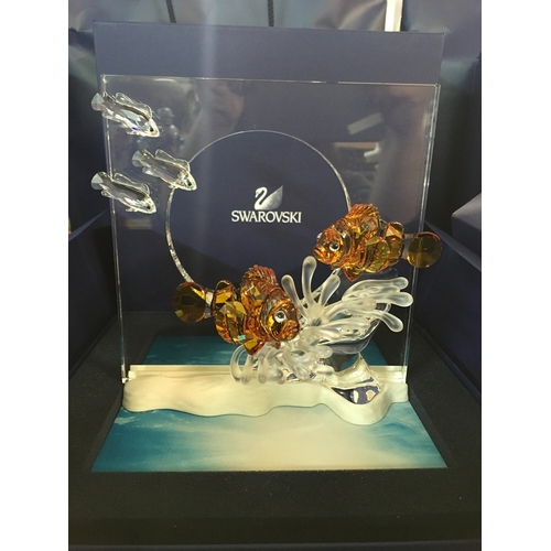 1112 - Swarovski Wonders Of The Sea boxed Trio- including Community, Harmony and Eternity. Together with th... 