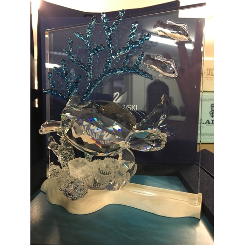 1112 - Swarovski Wonders Of The Sea boxed Trio- including Community, Harmony and Eternity. Together with th... 