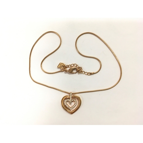1113 - A Swarovski necklace and pendant.