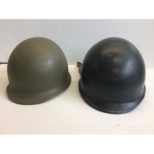 654 - Two American Helmets from the Vietnam war Era.