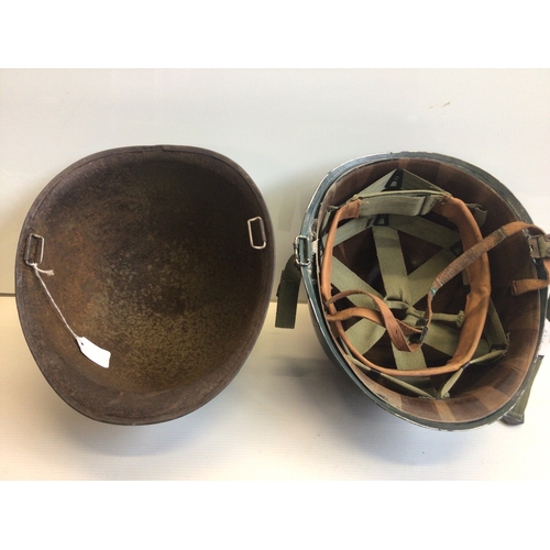 654 - Two American Helmets from the Vietnam war Era.