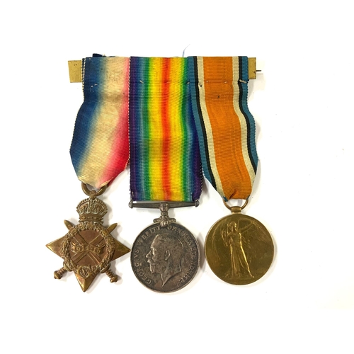 805 - WW1 Medal group awarded to 145640, PTE.R.HUGHES R.W.FUS, 1914-15 Star, 1914-18 medal, Great War meda... 