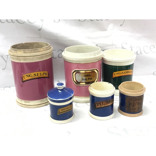 1277 - Four boxes of ceramics including a Staffordshire figure, apothecary jars, bronze deity