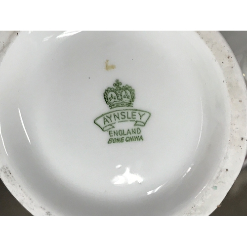 1270 - Two boxes of ceramics including Ansley. No reserve