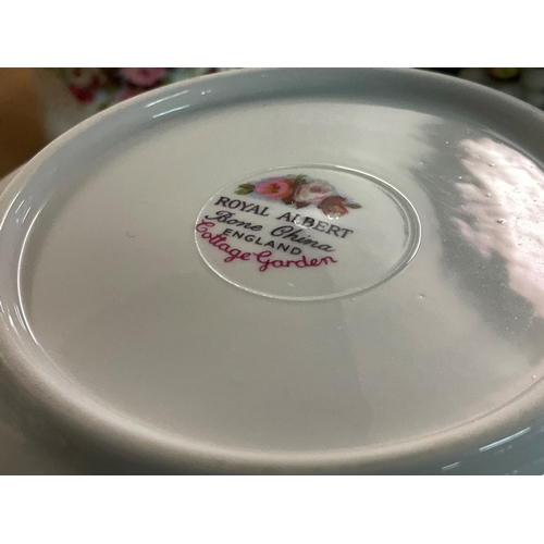 1272 - A Royal Albert cottage garden tea set together with six months cups and saucers and one other cup.