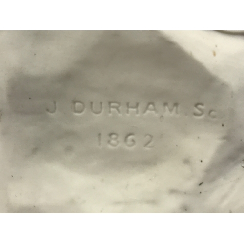 1312 - A Copeland J Durham St 1862 Bisque figure, go to sleep.45cm tall