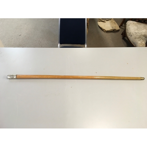 854 - Sword stick with Royal Army Service Corps top . Stick 92cm long sword 46cm long