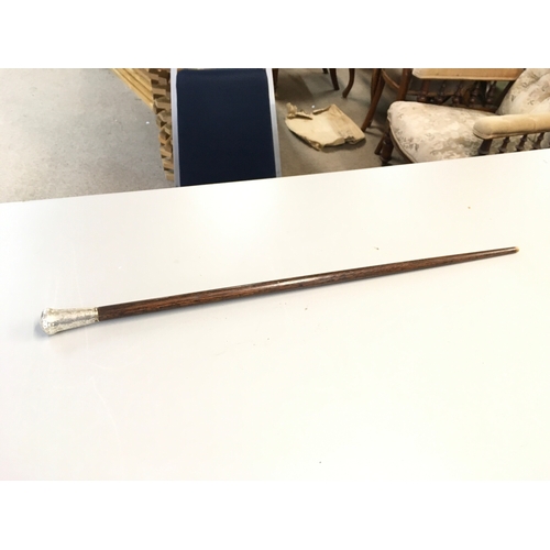 857 - A sword stick, 84cm long, sword 50cm long