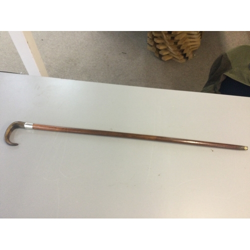 877 - A sword stick. Blade 30cm total length 88cm
