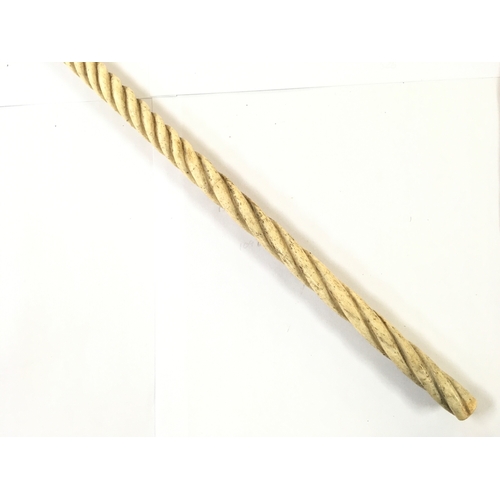 884 - A Narwhal Tusk Walking Stick. Approximate Length 91CM.