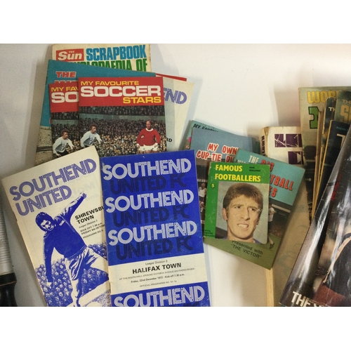 Collection of football programmes and other books and leaflets ...