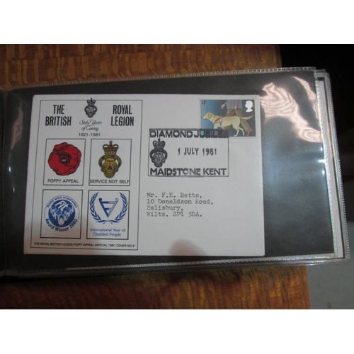 118 - An interesting collection of stamp covers commemorating the work of the Royal British Legion