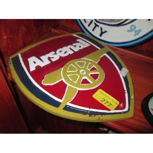 277 - Cast iron sign : Arsenal FC