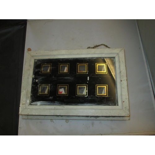 35 - Early 20th century servants room indicator with eight flags