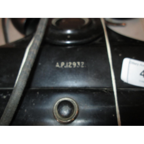 47 - Various black bakelite telephone parts