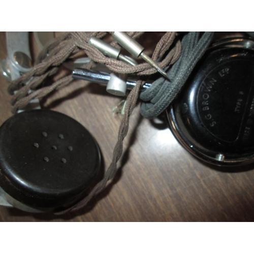 30 - 3 x sets of headphones : S.G. Brown type F, S.G. Brown Admiralty pattern & Sterling