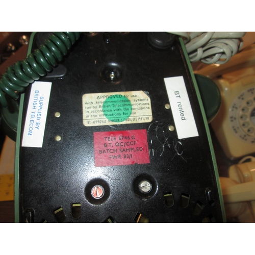 50 - 3 x retro telephones, including Trimphone