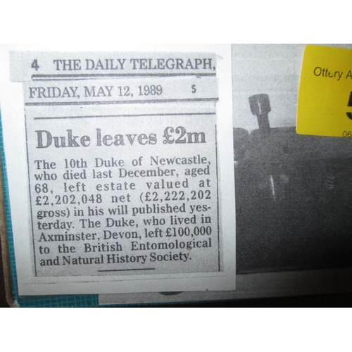 59 - Early 20th century morse key and buzzer, Provenance owned by the Duke of Newcastle under Lyme