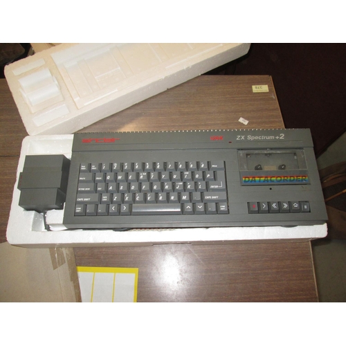 61 - Sinclair ZX Spectrum Plus 2 computer in original packaging, with instruction manual, power pack, 6 x... 