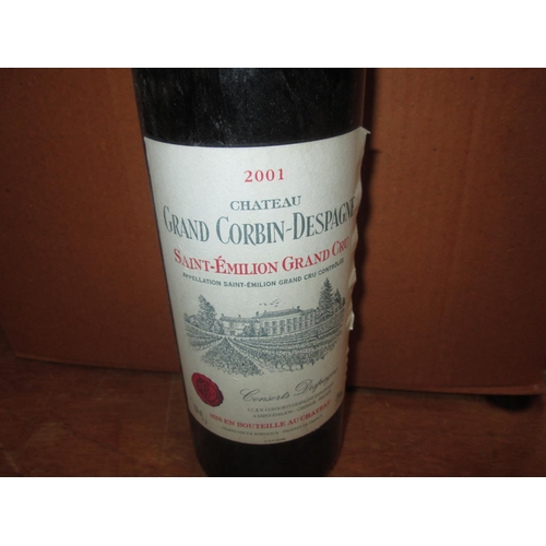 8 - 1 x bottle of wine : Chateau Grand Corbin Despagne Saint Emilion 2001