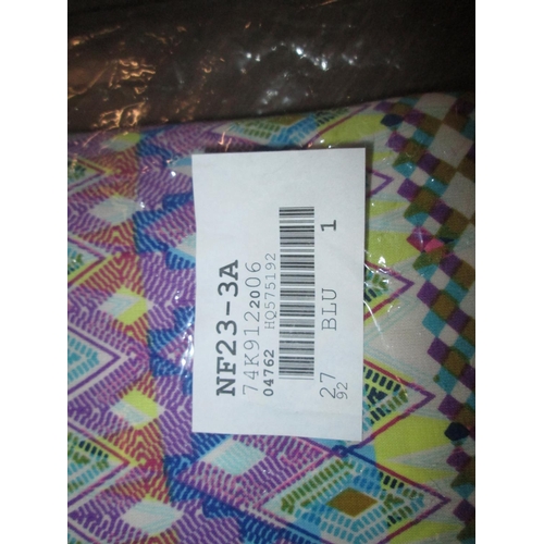 136 - Bliss Boudoir cushion, textile & new bath mat