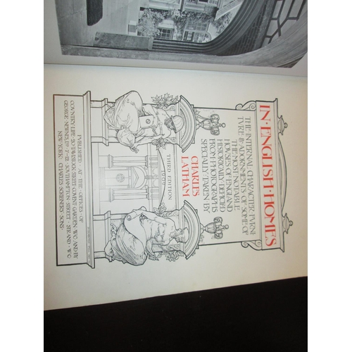 166 - The English Homes by Charles Latham 3 rd Edition 1909 published at the offices of Country Life by Ge... 