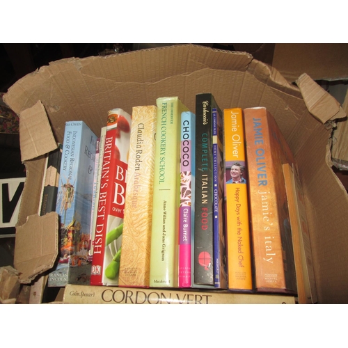 260 - 5 x Boxes of assorted cookery books