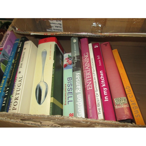 260 - 5 x Boxes of assorted cookery books