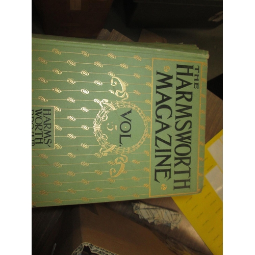 263 - Hardback volumes of Punch : 1919, 1916, 1915, 1918, 1922 & 1926, Harmsworth Magazine in 5 volumes