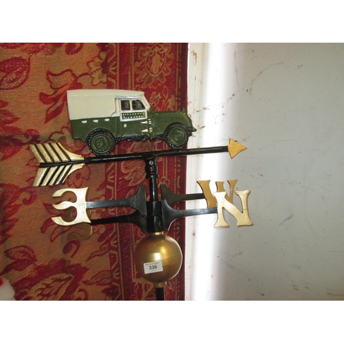 336 - Land Rover weather vane (new)