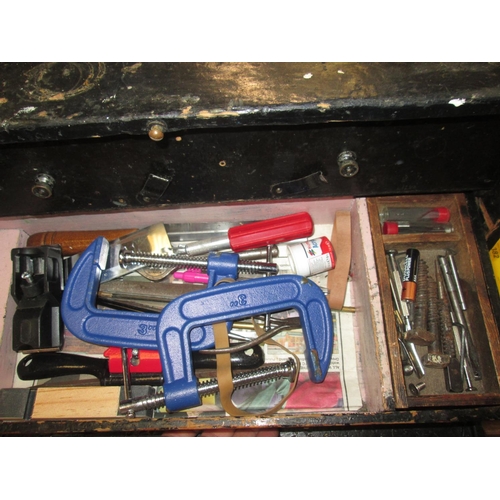 370 - Box of tools, modelling and craft interest