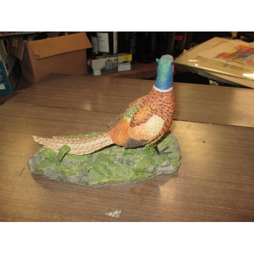 510 - Heridities resin collectable figure : Brace of Pheasants