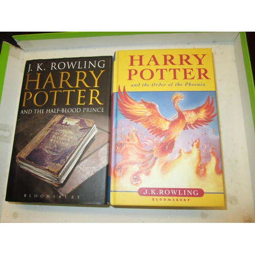 559 - 2 x volumes of Harry Potter : Order of the Phoenix First Edition  ISBN 7475 5100 6 hardback & The Ha... 