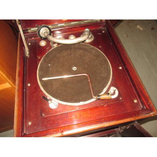 526 - Early 20th century RB patent floorstanding model gramophone