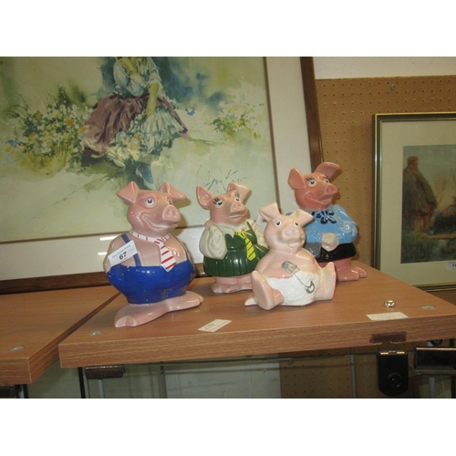 80 - Collection of Wade piggy banks