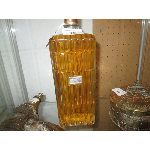 81 - Vintage advertising perfume bottle : Forvil, bottle made by Lalique 24 cms