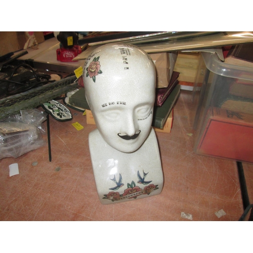 88 - Phrenology pottery head