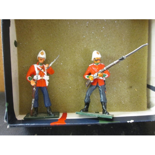 106 - 2 x Hinchcliffe painted  metal soldiers