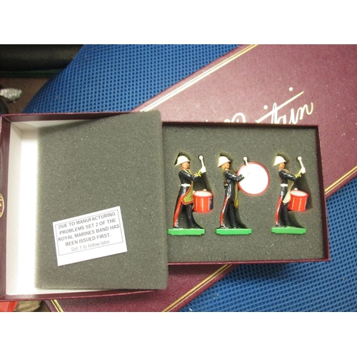 111 - Britains metal toy soldiers : Royal Marine Band Collectors Edition