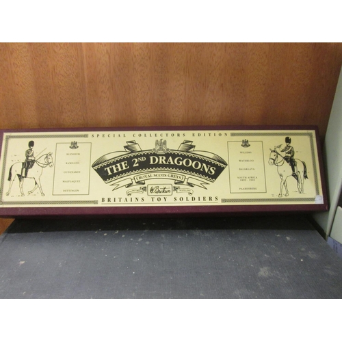 113 - Britains metal toy soldiers : 2nd Dragoons boxed