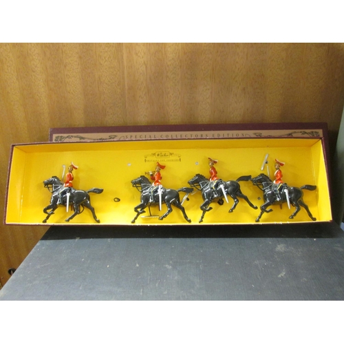 114 - Britains metal toy soldiers :5 th Dragoon Guards boxed