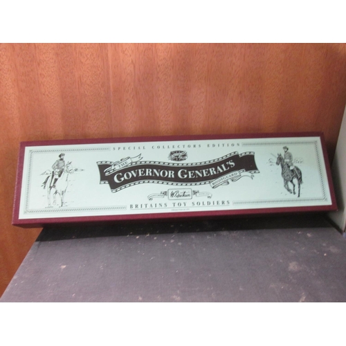 115 - Britains metal toy soldiers : Governors Generals, (boxed)