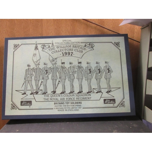 116 - Britains metal toy soldiers :Special Collectors Edition 1997 & 1 x 1996 Queens Colour Squadron & RAF... 