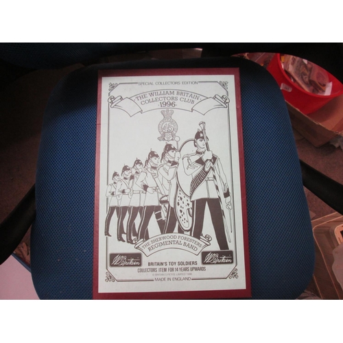 117 - Britains metal toy soldiers : Special Collectors Edition years vary, Sherwood Foresters Band boxed