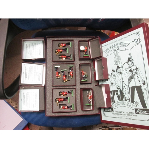 117 - Britains metal toy soldiers : Special Collectors Edition years vary, Sherwood Foresters Band boxed