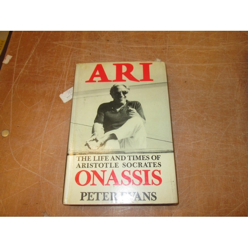 81 - Single volume :The Life and Times of Aristotle Socrates Onassis by Peter Evanis pub. Jonathon Cape 1... 