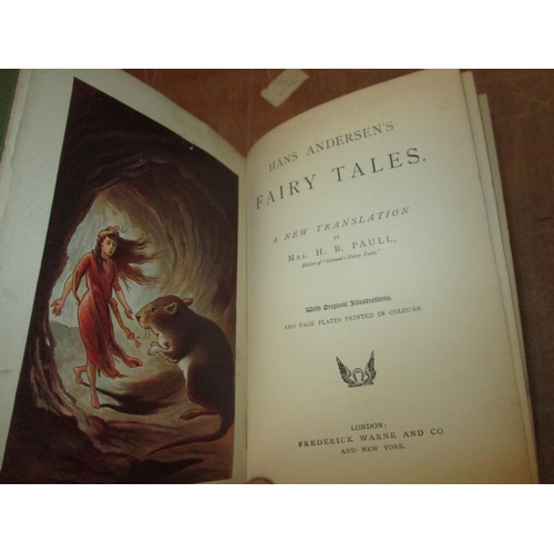 102 - Single Volume : Hans Anderson's Fairy Tales, translator Mrs Paull, pub. Frederick Warne Delux Editio... 